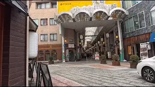 Kawabata Shopping Street Fukuoka 🇯🇵 | 4K Walking Tour with Natural Sound