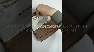 Set up my new zippy cash stuffing wallet with me! Asmr #cashstuffing #cashstuffwithme #budgeting