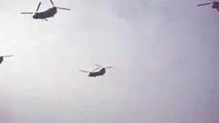 Lambeau Field Helicopter Flyover