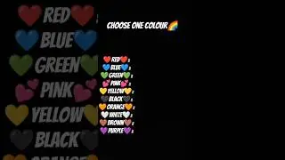 #choose one colour #aapko miss kon karta hai #viral#trending #youtubeshorts#shots #rehan5530