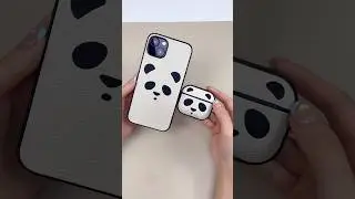 kung fu panda AirPods case #diy #asmr #relax #handmade
