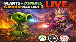 LIVE PVZ GW2 Chaos | Paleontologist Zombie & Kettle Corn BBQ