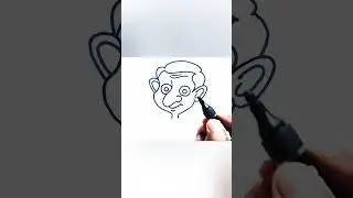 DRAW LIKE A PRO! Mr Bean Step by Step Tutorial | Easy Drawing | Drawing Steps 101
