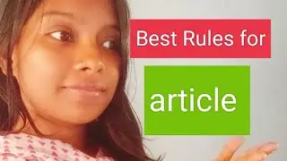 Article।। All rules in just 2 minutes 