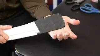 Hockey Blade Tip Protector Demo