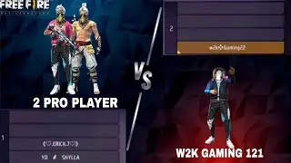 MOVEMENT ❌ HEADSHOT ✅, 2 PRO PLAYER VS W2K GAMING, KHASI FREE FIRE 🔥🔥.