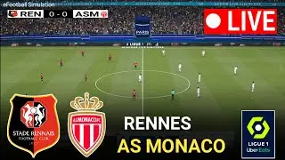 🔴EN DIRECT - Rennes vs AS Monaco | Ligue 1 2025 | Match complet - Simulation eFootball PES 21