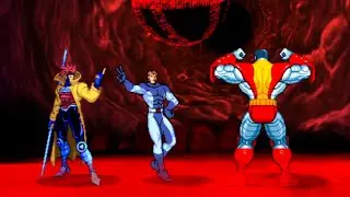 Marvel VS Capcom 2 - Gambit/Iceman/Colossus - Expert Difficulty Playthrough