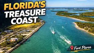 Fort Pierce Inlet Florida and Surrounding Area. 4K Drone fly Around.