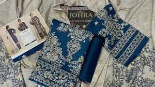 Johra New Volume Vasal | Lexury Lawn Embroidered With Jacquard Lawn Duppata | Eid Collection 2026