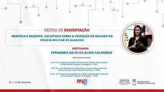 DEFESA: FERNANDA DA SILVA ALVES CALHEIROS