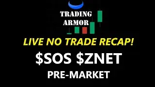 NO TRADE RECAP! | $SOS $XNET | KNOWING WHEN NOT TO TRADE