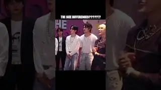 their size differences is CRAZY #mingi #yunho #minyun #ateez