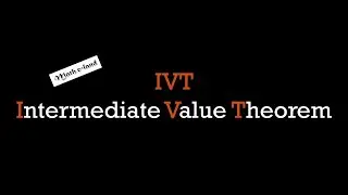 (intermediate value theorem)IVT