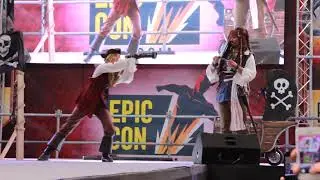 Джек Воробей и Элизабет Суонн. Пираты Карибского моря. Epic Con 2021