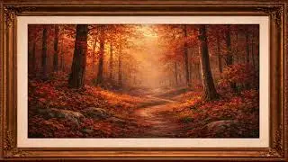 1 Hour | Frame Art  |TV Screen| 4K | still world #forest
