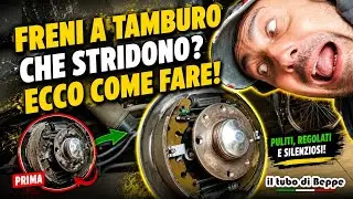 Freni posteriori a tamburo che stridono #brake #auto #car #service