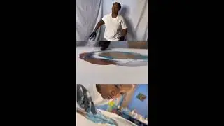 Painting to Treshana Lewis new single 