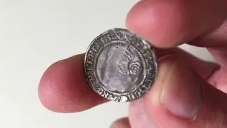 Elizabeth I Silver Hammered Threepence Coin 1572-1573