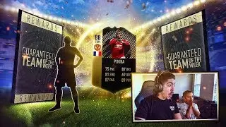 IF POGBA IN A PACK!!! GUARANTEED TOTW PACKS!! FIFA 18