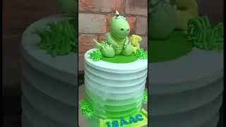Cute Little Dinosaur Cake 🦖 🦕🦖  #dinosaur #dinosaurcake  #shortsvideo #shorts #cutecake