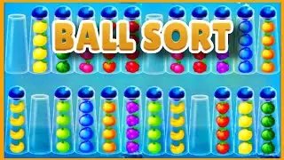 color ball sort wooden puzzle (level 1750-1757) #relaxing #gaming