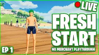 New Character, New World, New Series... No Merchant Playthrough! | EP 1 | Craftopia LIVE