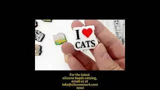 Cat Animal Cartoon Silicone Beads DIY
