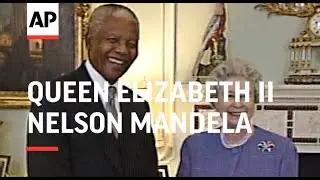 UK: NELSON MANDELA MEETS QUEEN ELIZABETH