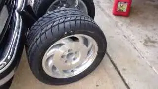 1995 C4 Corvette Restoration: Rear Rims and Tires