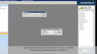 C5online: S&aring;dan &aring;bnes en l&aring;st kassekladde i Microsoft Dynamics C5