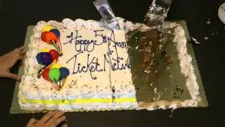 TicketNetwork.com 5th Anniversay Cake Cutting Timelapse