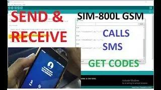 SEND-RECEIVE SMS-CALLS SIM-800l Arduino