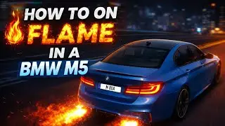 How to on flames in BMW M5 😱😱😱