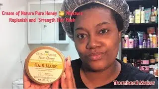 Cream of Nature Pure Honey 🍯 Hair Mask Review!!!