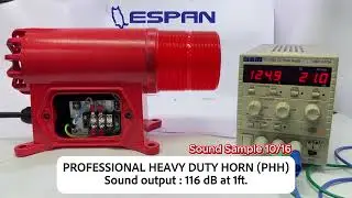 ESPAN_PROFESSIONAL HEAVY DUTY HORN (PHH)_Sound sample 10/16