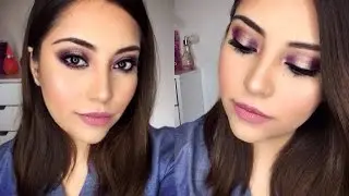 Halo Smokey Eye Morado con Dorado | Maquillaje Economico | Pau Correa