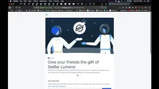 Get free XLM from Coinbase Earn here...