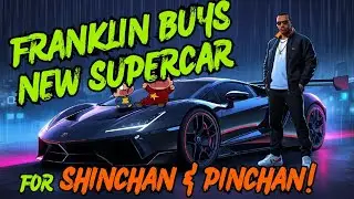 GTA 5 : FRANKLIN Buys A NEW Supercar For SHINCHAN & PINCHAN! (Funny Mods)