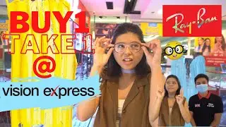 Buy 1 take 1! Vision Express helping me be a cool shade stunner. 😎 Sweet deals for Ray-Ban 🥰