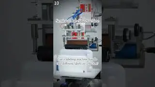 Plane labeling machine#labelingmachine #semiautomaticlabelingmachine#toplabelingmachine #machine
