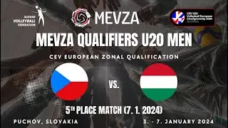 🇨🇿 Czechia vs. 🇭🇺 Hungary - 07/01/2024 (MEVZA U20 Men  - 5th place match, Puchov)