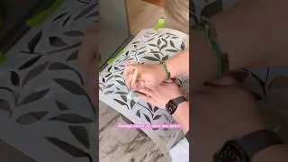 Как сделать идеальный трафарет на мебели #преображениемебели #трафарет #переделкамебели #проектыс...