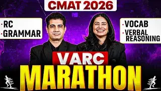 CMAT 2026 Exam Preparation 🚀 | VARC Marathon for OMETs | MBA Wallah