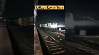 Railway Rescue Train, going to accident site. Indian Railways #shorts