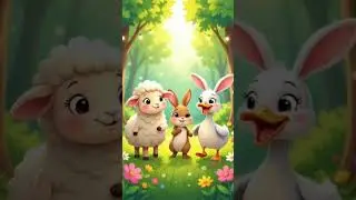 Three Funny Jungle Animals Having Fun | Cute Animal Cartoon for Kids | Nursery Rhymes & Learning Fun