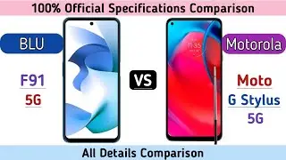 BLU F91 5G Vs Motorola Moto G Stylus 5G