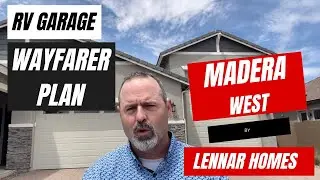New Construction in Queen Creek AZ | Wayfarer II | Madera West | Lennar Homes | RV Garage