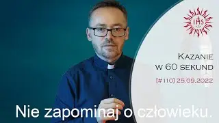 Kazanie w 60 sekund [#110] XXVI Niedziela zwykła, rok C - Łk 16, 19-31 - Piotr Kropisz SJ