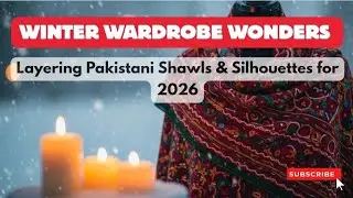 Winter Outfits Secrets: Wearing Pakistani Shawls and Silhouettes 2026 @amburic